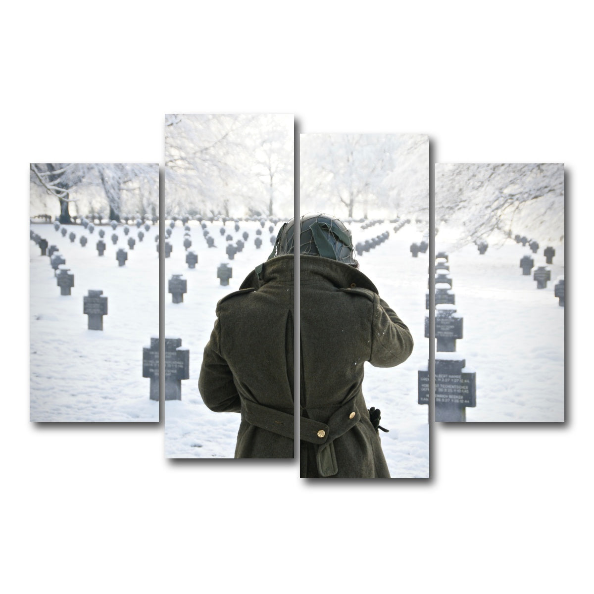 AUTO-MOCKUP WHITE | Battle of the Bulge | 4 Piece | Gallery Wrap Canvas | group=4_short