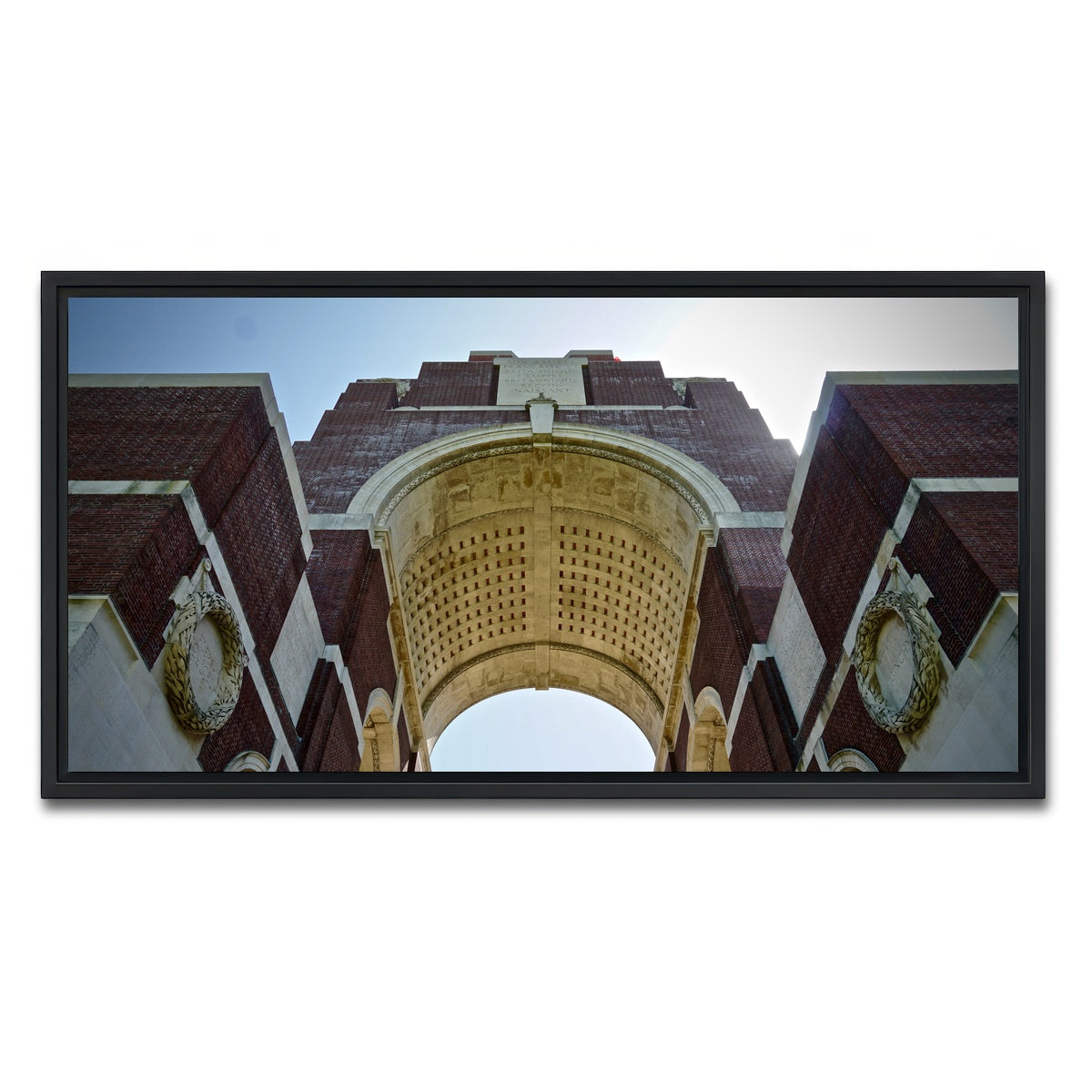 AUTO-MOCKUP WHITE | Battle of the Somme Memorial | 1 Piece | Black Framed Canvas | group=2x1
