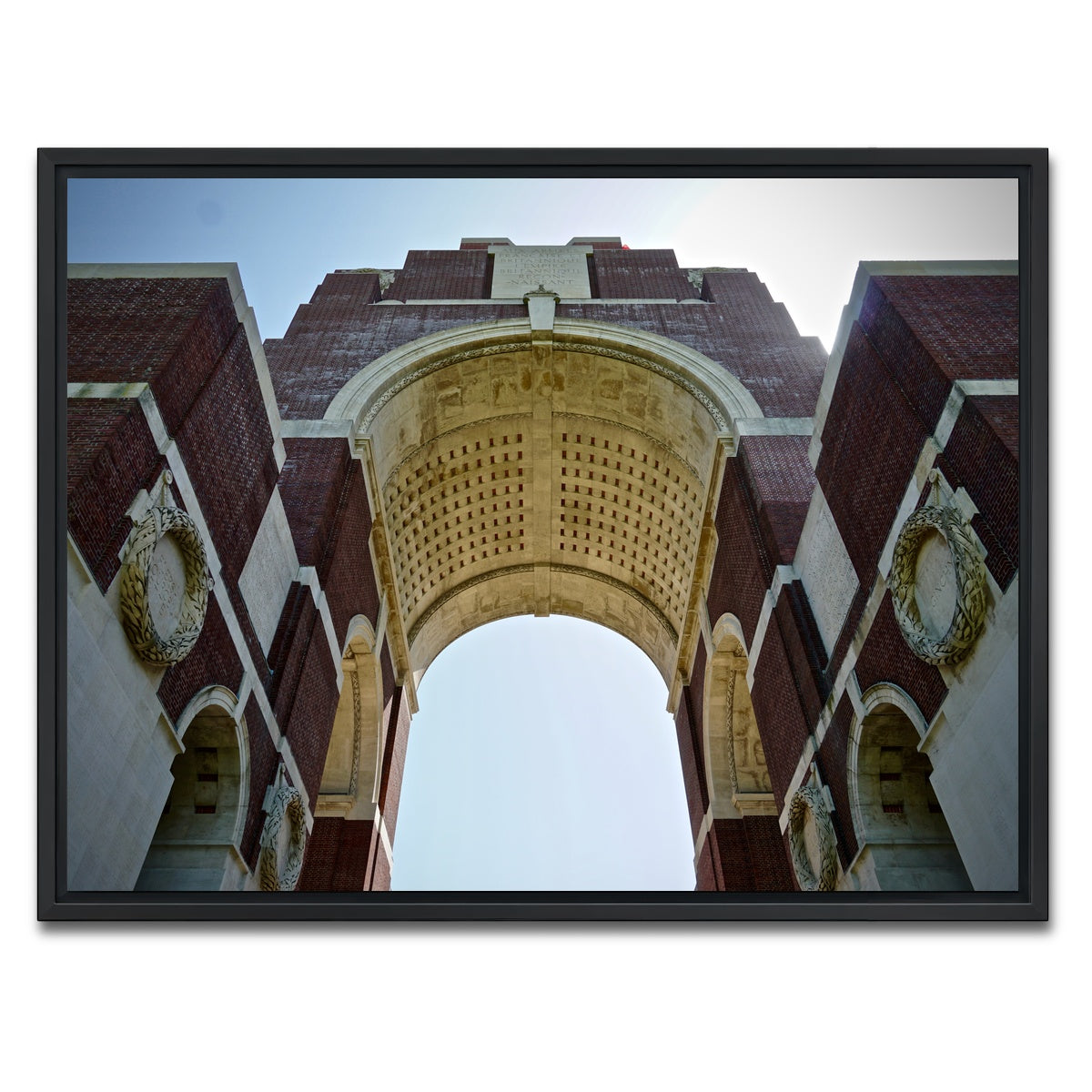 AUTO-MOCKUP WHITE | Battle of the Somme Memorial | 1 Piece | Black Framed Canvas | group=4x3