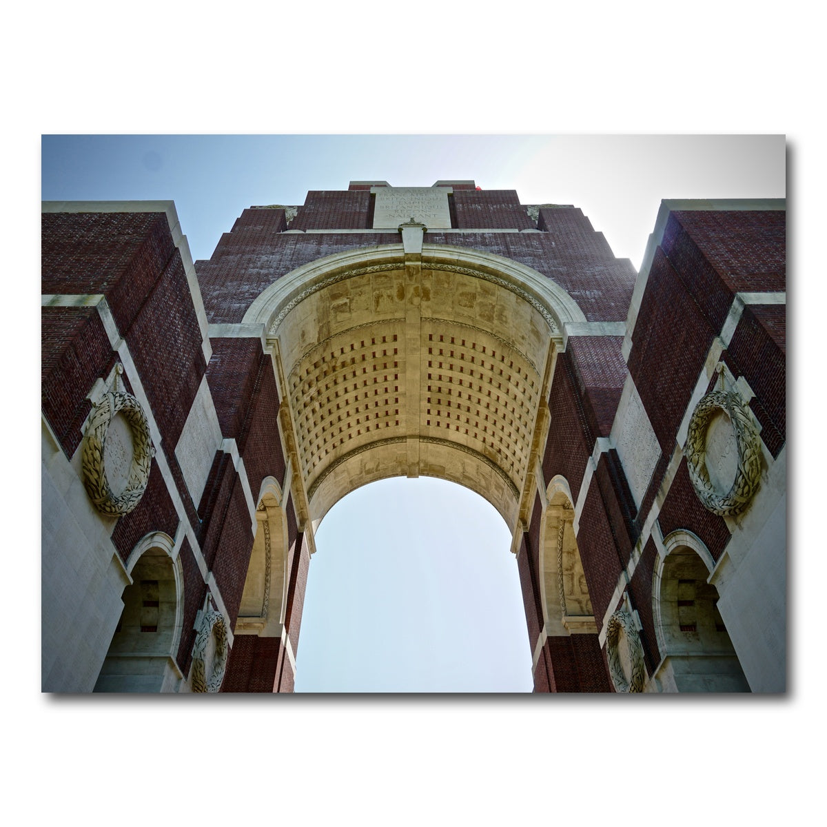 AUTO-MOCKUP WHITE | Battle of the Somme Memorial | 1 Piece | Gallery Wrap Canvas | group=4x3