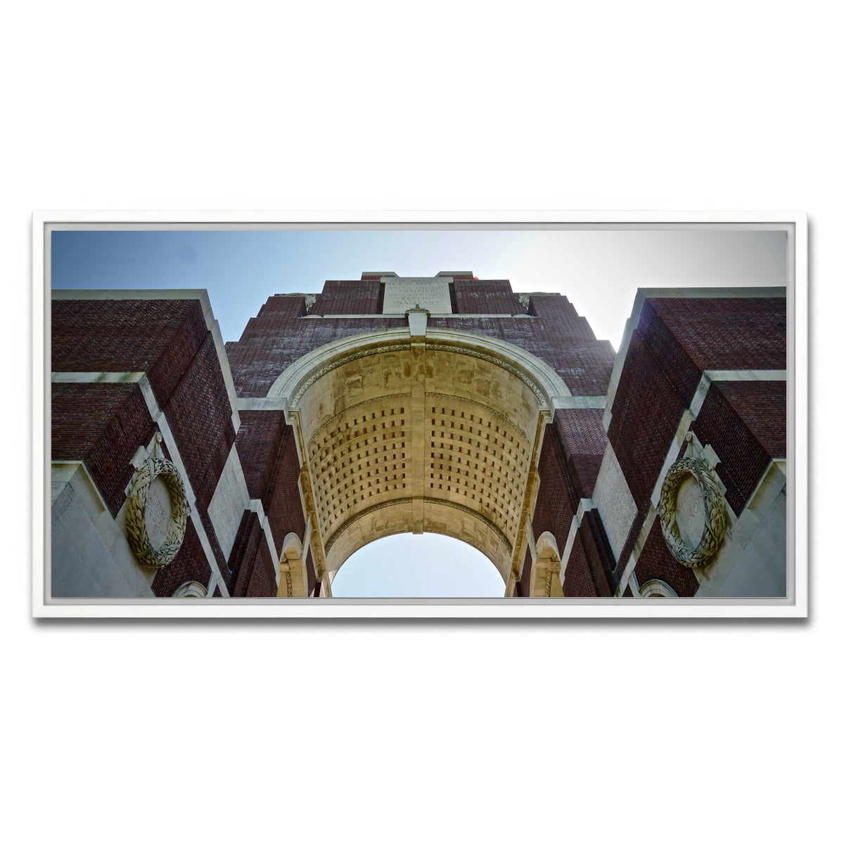 AUTO-MOCKUP WHITE | Battle of the Somme Memorial | 1 Piece | White Framed Canvas | group=2x1