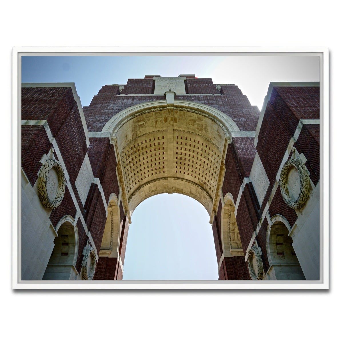 AUTO-MOCKUP WHITE | Battle of the Somme Memorial | 1 Piece | White Framed Canvas | group=4x3
