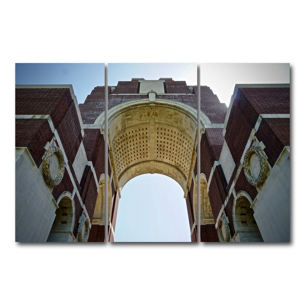 AUTO-MOCKUP WHITE | Battle of the Somme Memorial | 3 Piece | Gallery Wrap Canvas | group=12x24