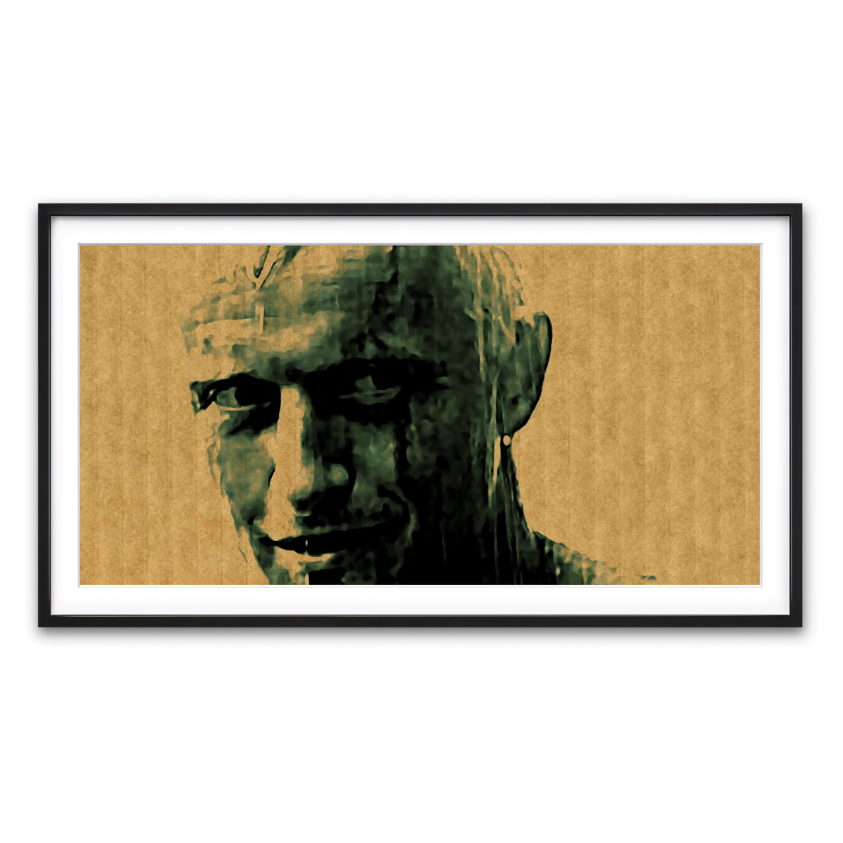 Framed Print 2x1 Black