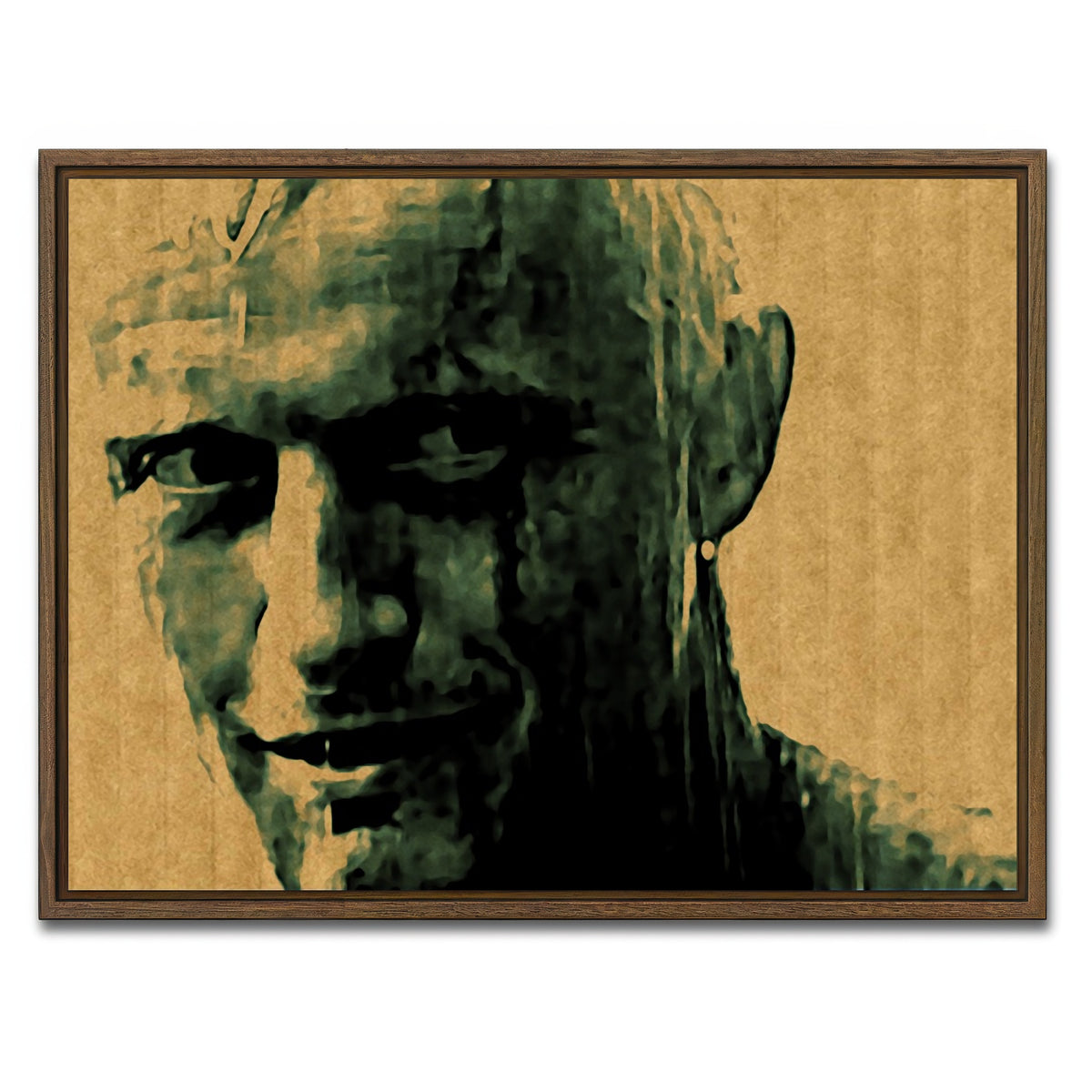 AUTO-MOCKUP WHITE | Batty | 1 Piece | Walnut Framed Canvas | group=4x3