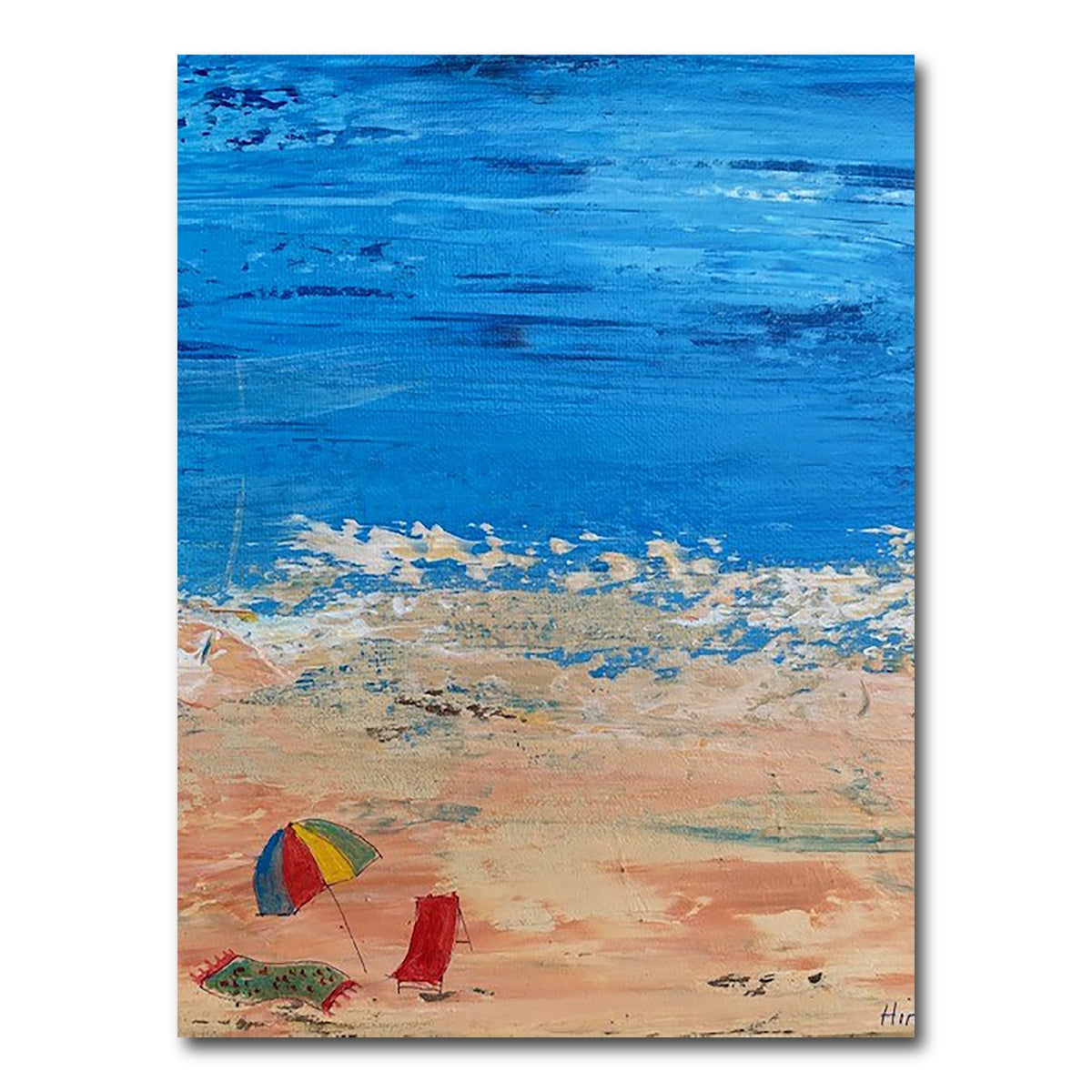 AUTO-MOCKUP WHITE | Beach Day 2 | 1 Piece | Gallery Wrap Canvas | group=3x4