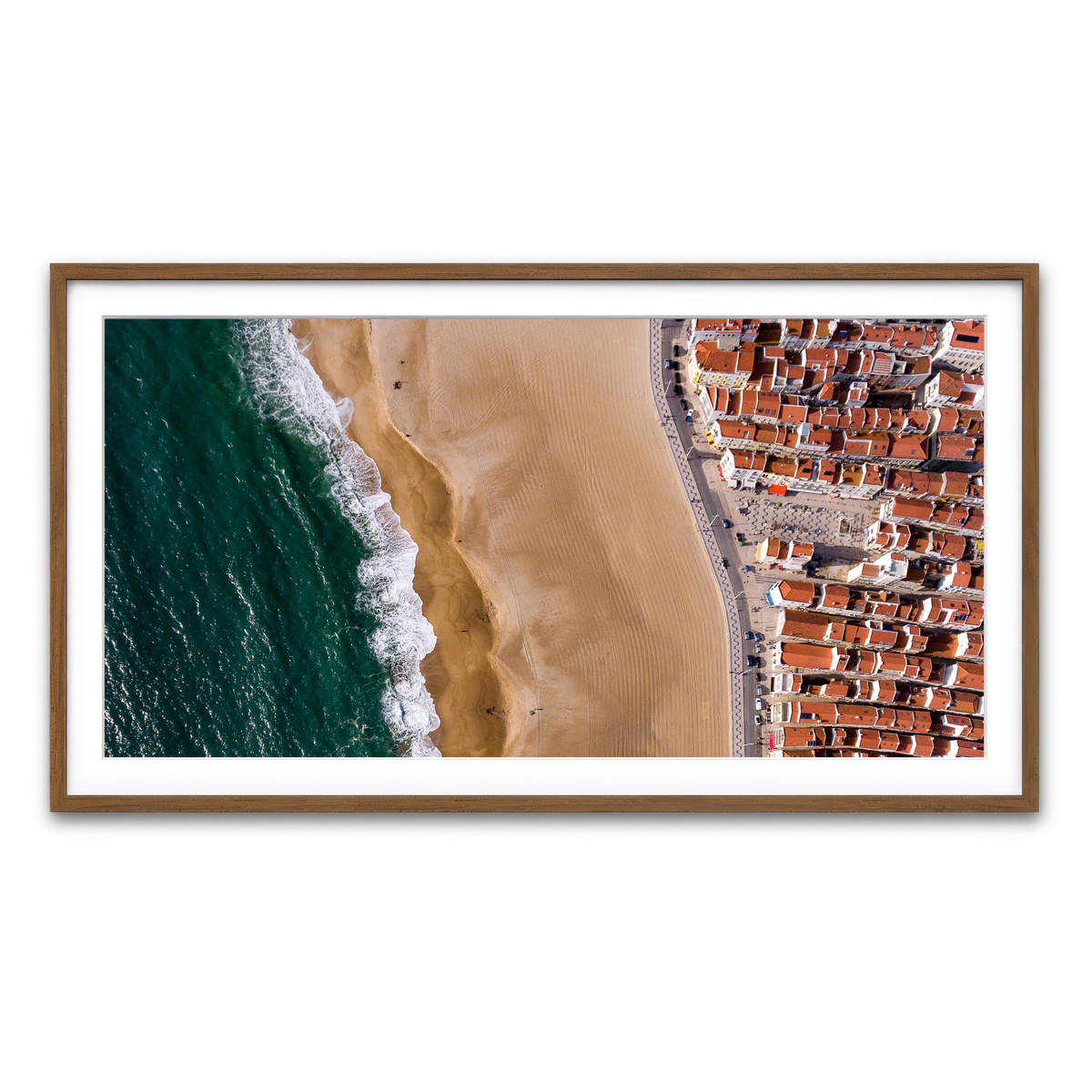 Framed Print 2x1 Walnut