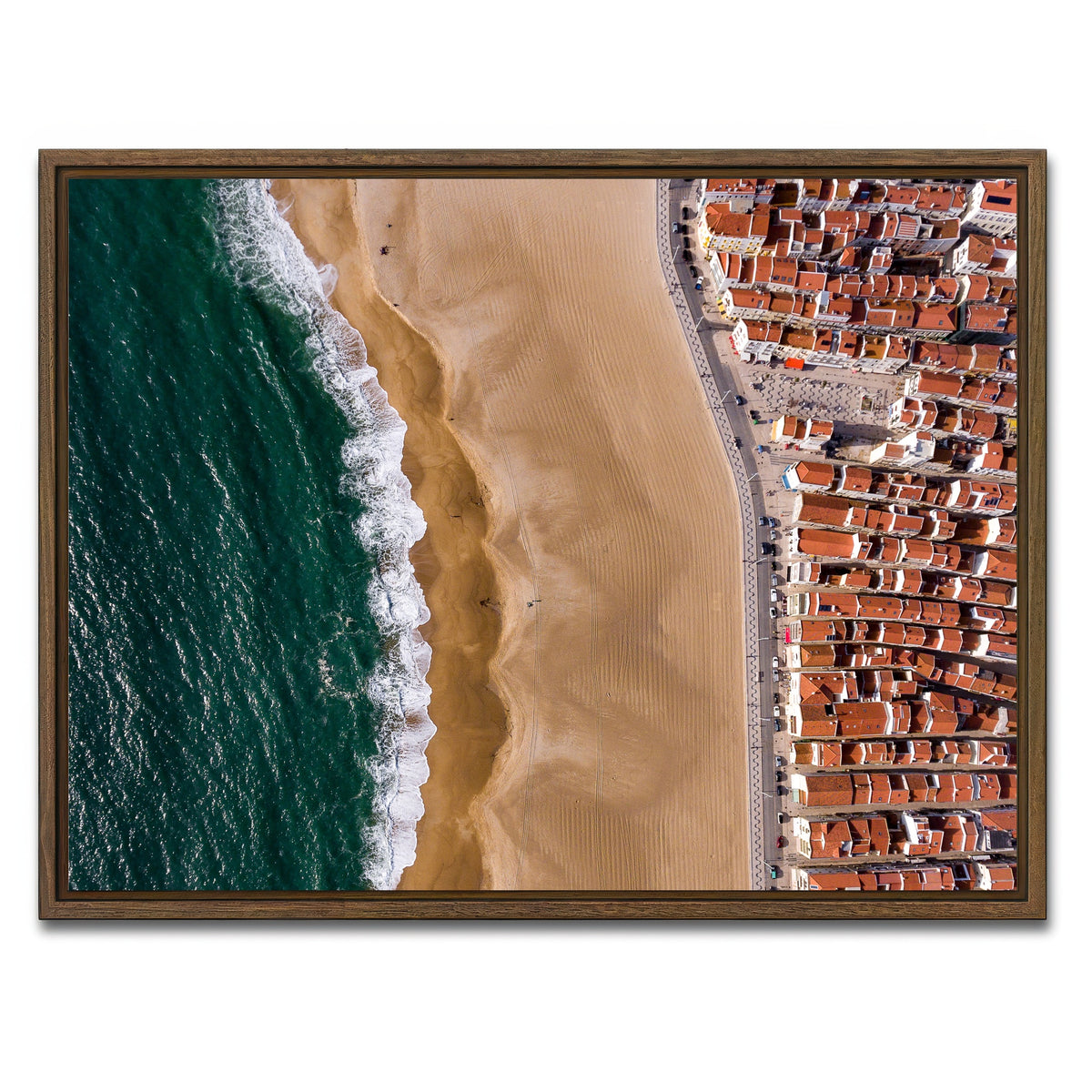 AUTO-MOCKUP WHITE | Beach Front | 1 Piece | Walnut Framed Canvas | group=4x3