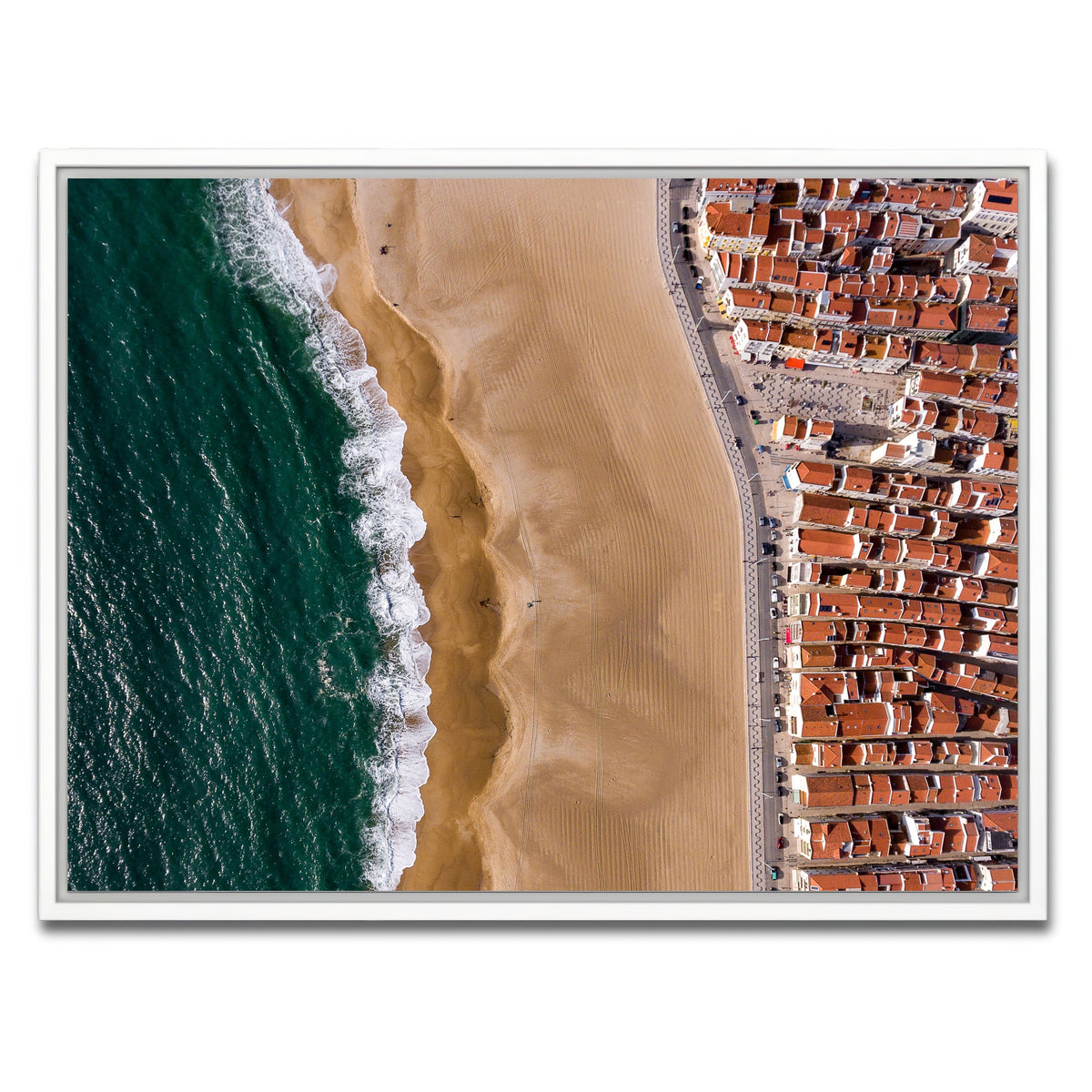AUTO-MOCKUP WHITE | Beach Front | 1 Piece | White Framed Canvas | group=4x3