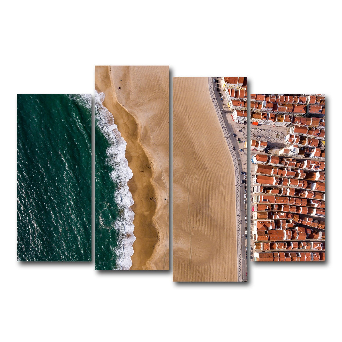 AUTO-MOCKUP WHITE | Beach Front | 4 Piece | Gallery Wrap Canvas | group=4_normal