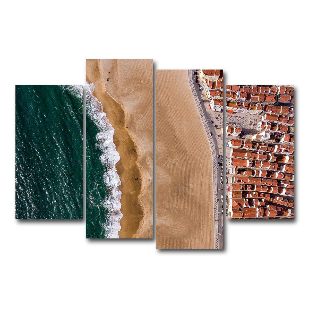AUTO-MOCKUP WHITE | Beach Front | 4 Piece | Gallery Wrap Canvas | group=4_short