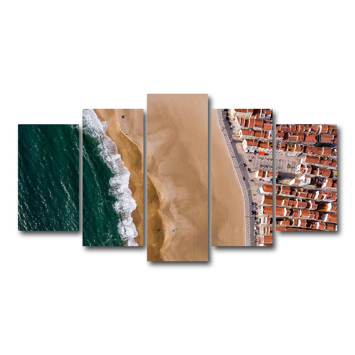 AUTO-MOCKUP WHITE | Beach Front | 5 Piece | Gallery Wrap Canvas | group=5_normal