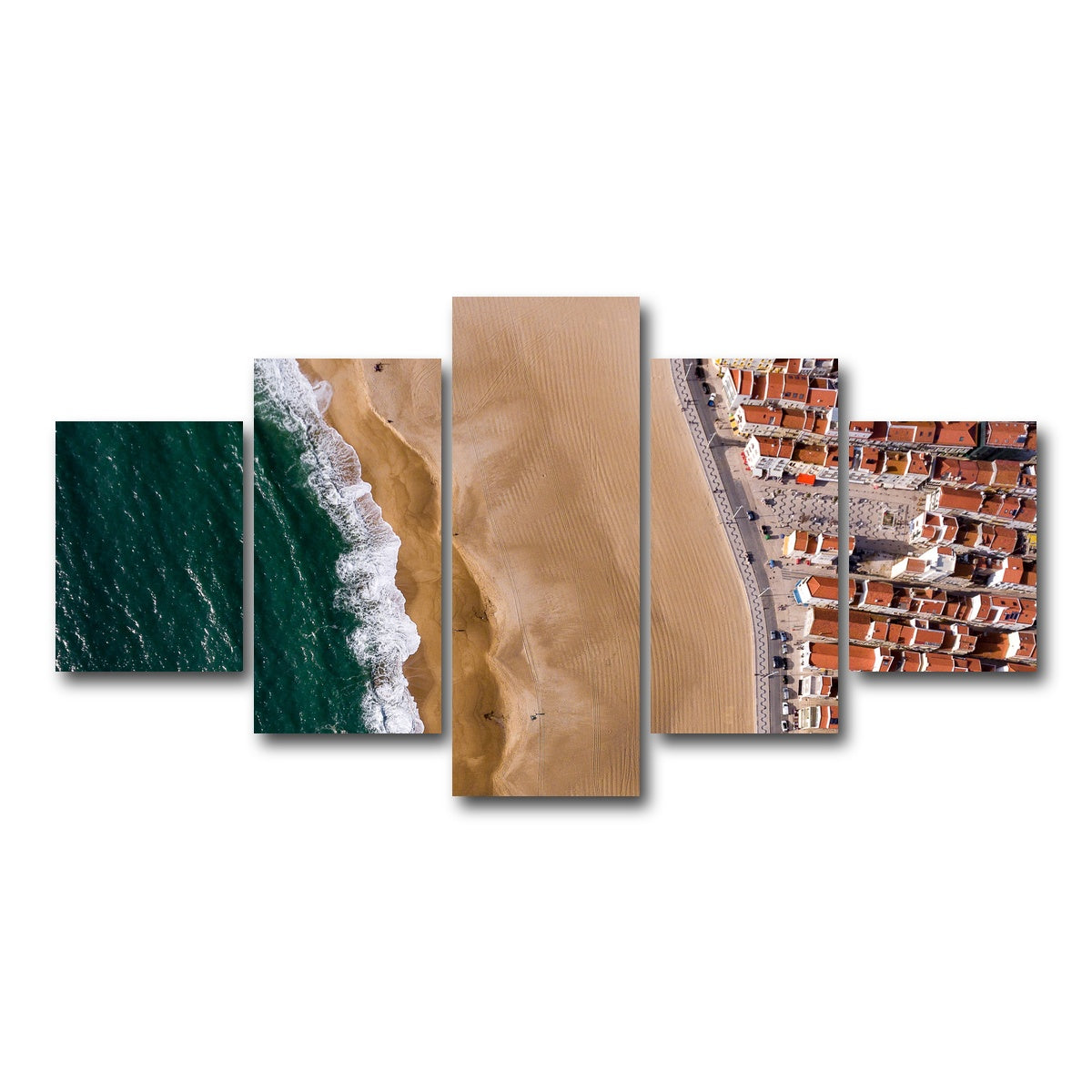 AUTO-MOCKUP WHITE | Beach Front | 5 Piece | Gallery Wrap Canvas | group=5_short