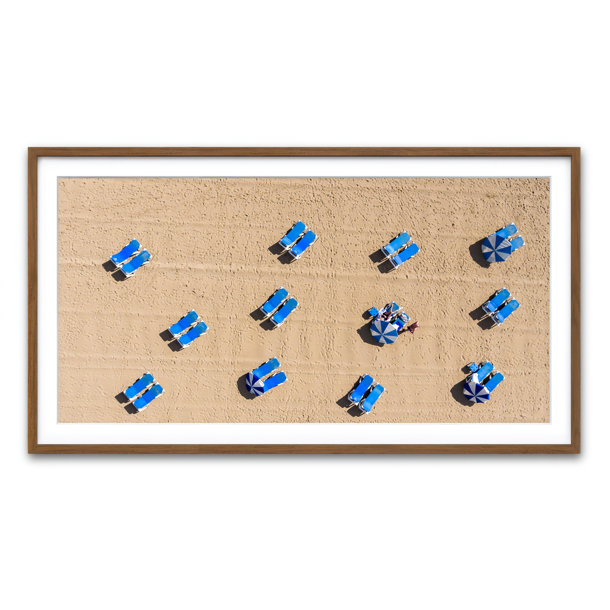 Framed Print 2x1 Walnut