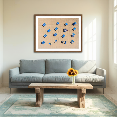 AUTO-MOCKUP ROOM | Beach Goers Wall Art