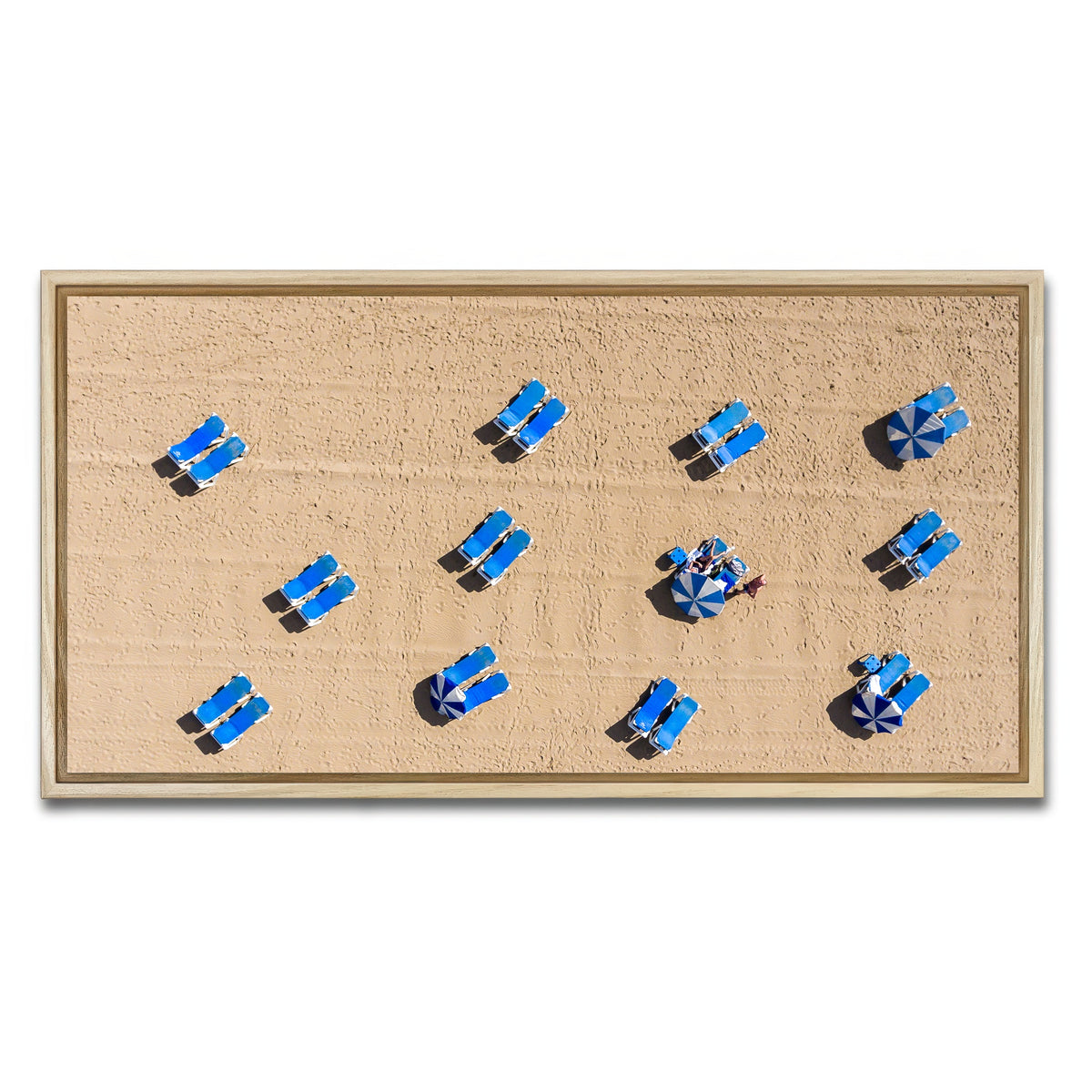 AUTO-MOCKUP WHITE | Beach Goers | 1 Piece | Natural Framed Canvas | group=2x1