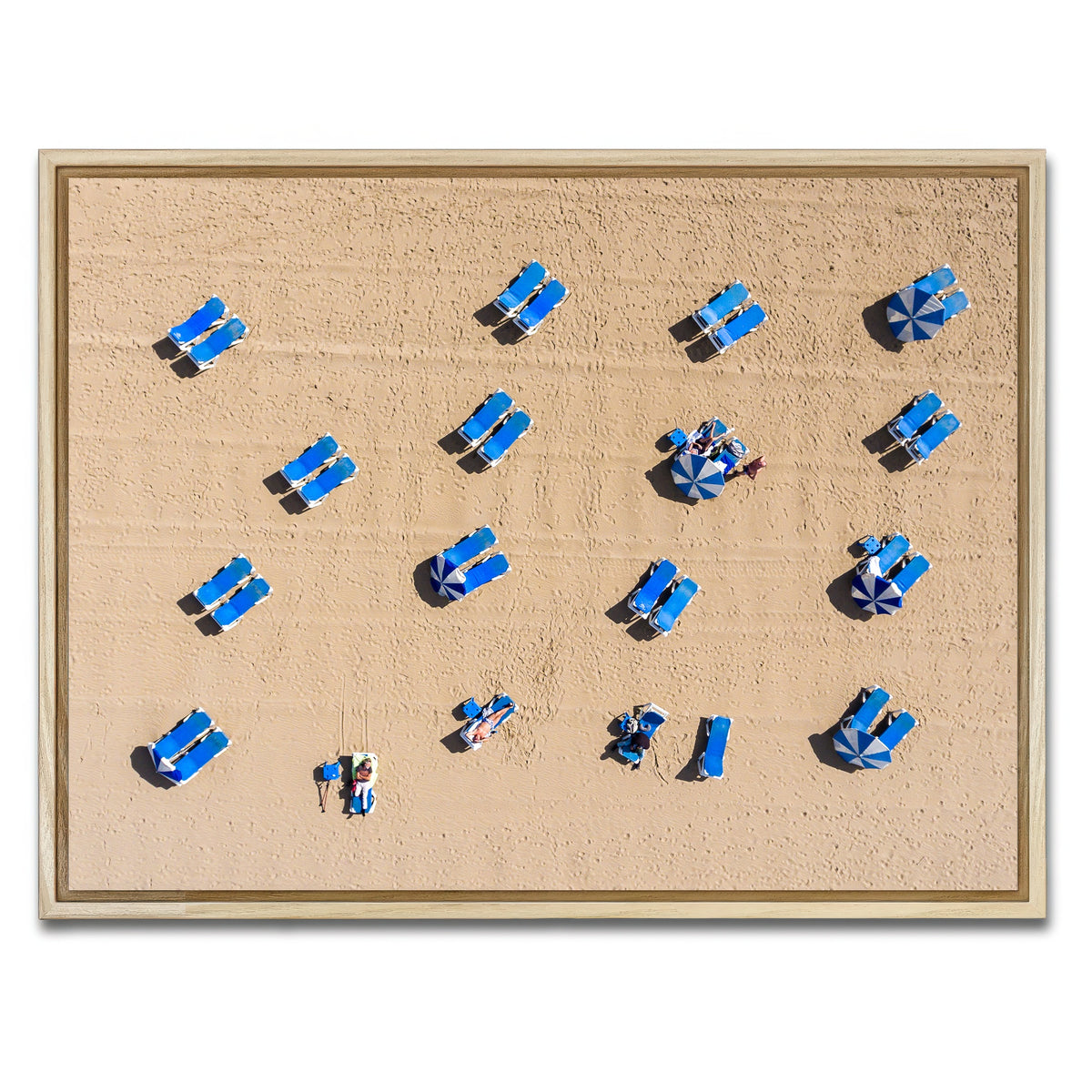 AUTO-MOCKUP WHITE | Beach Goers | 1 Piece | Natural Framed Canvas | group=4x3