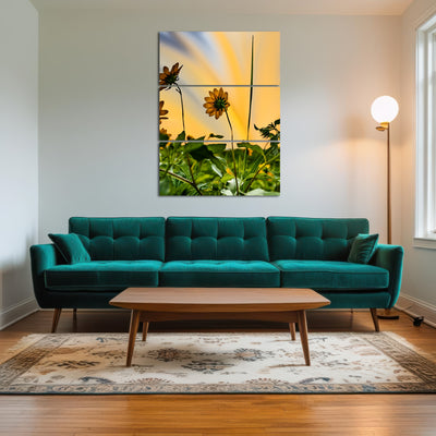 AUTO-MOCKUP ROOM | Beach Sunflowers