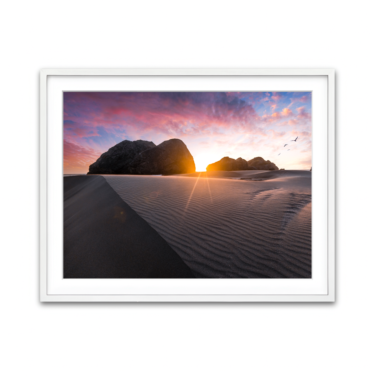 Framed Print 4x3 White