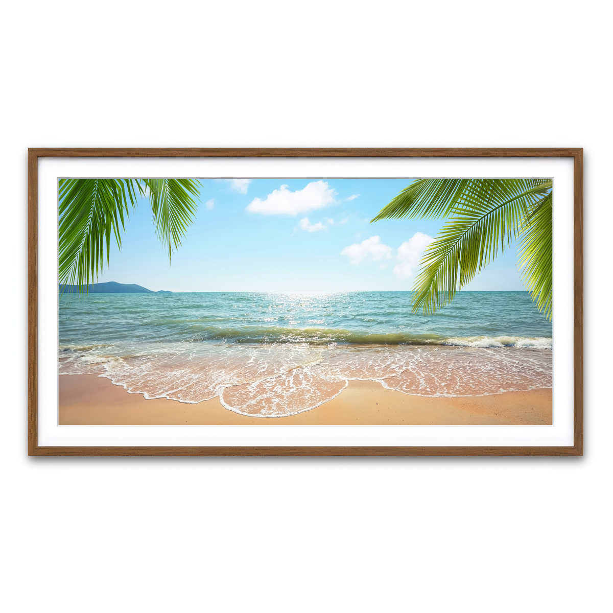 Framed Print 2x1 Walnut