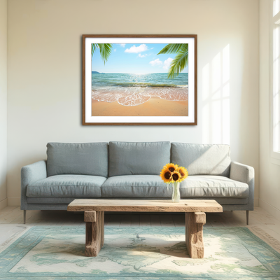 AUTO-MOCKUP ROOM | Beach Time Wall Art
