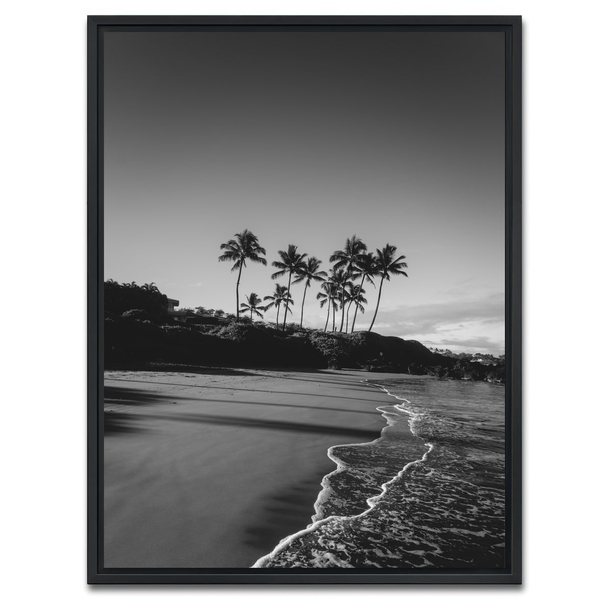 AUTO-MOCKUP WHITE | Beach Walk | 1 Piece | Black Framed Canvas | group=3x4