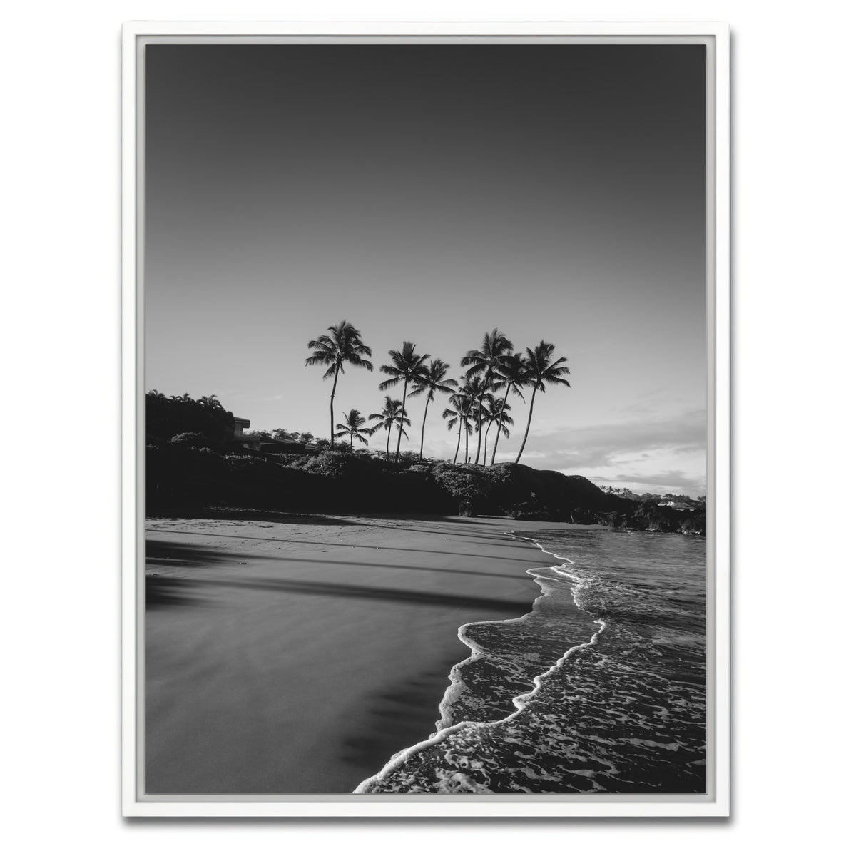 AUTO-MOCKUP WHITE | Beach Walk | 1 Piece | White Framed Canvas | group=3x4