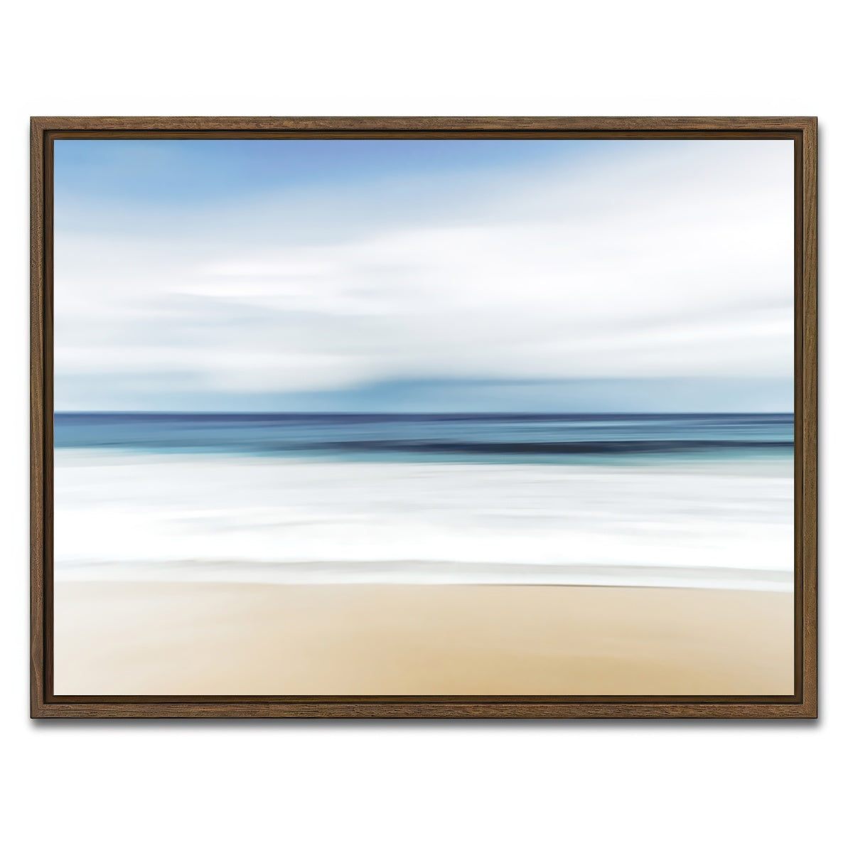 AUTO-MOCKUP WHITE | Beach | 1 Piece | Walnut Framed Canvas | group=4x3