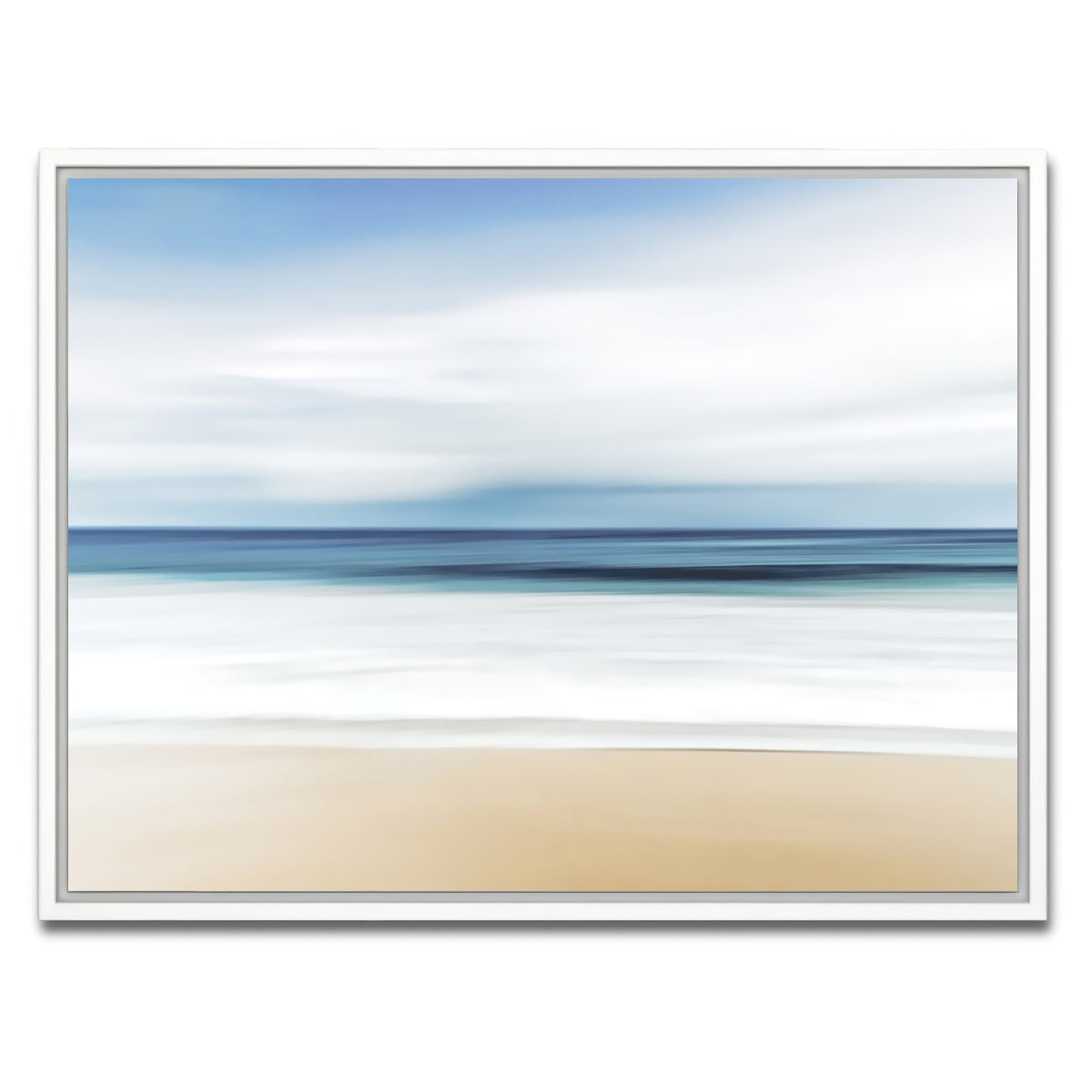 AUTO-MOCKUP WHITE | Beach | 1 Piece | White Framed Canvas | group=4x3