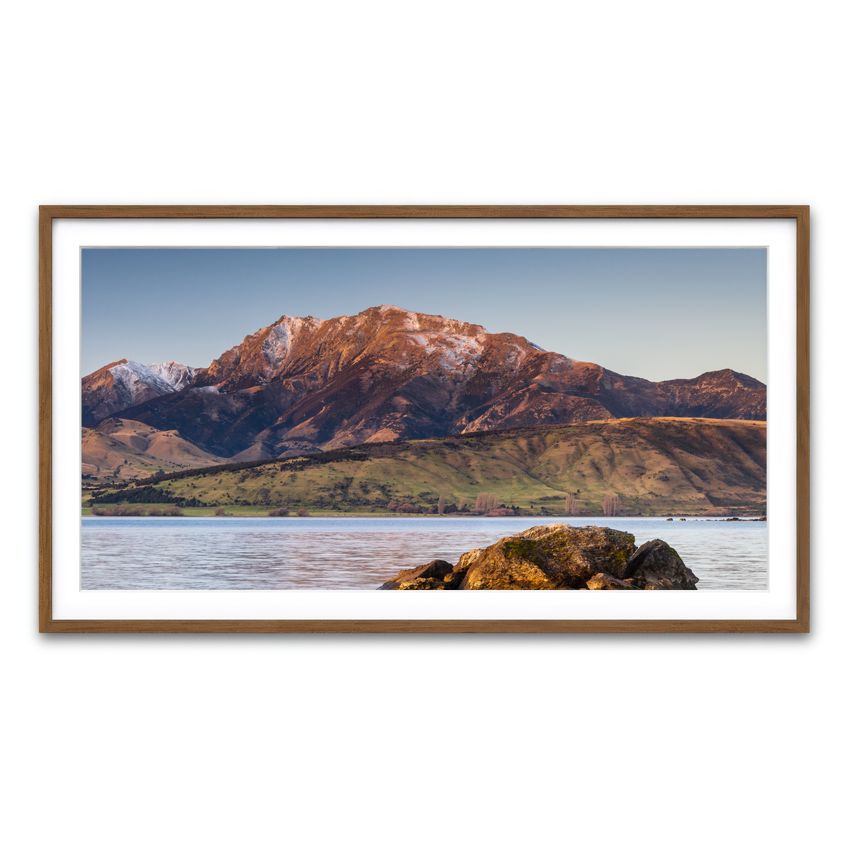 Framed Print 2x1 Walnut