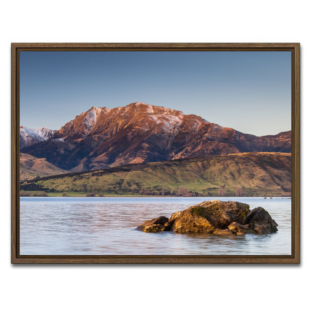 AUTO-MOCKUP WHITE | Beacon Point | 1 Piece | Walnut Framed Canvas | group=4x3