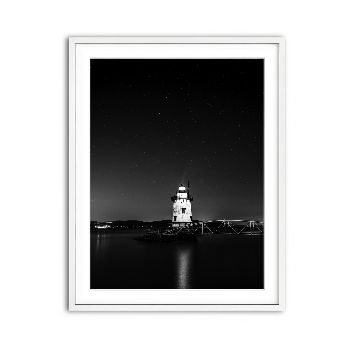 Framed Print 3x4 White