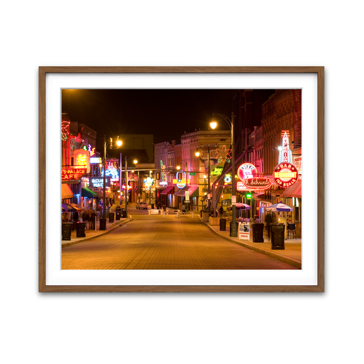 Framed Print 4x3 Walnut