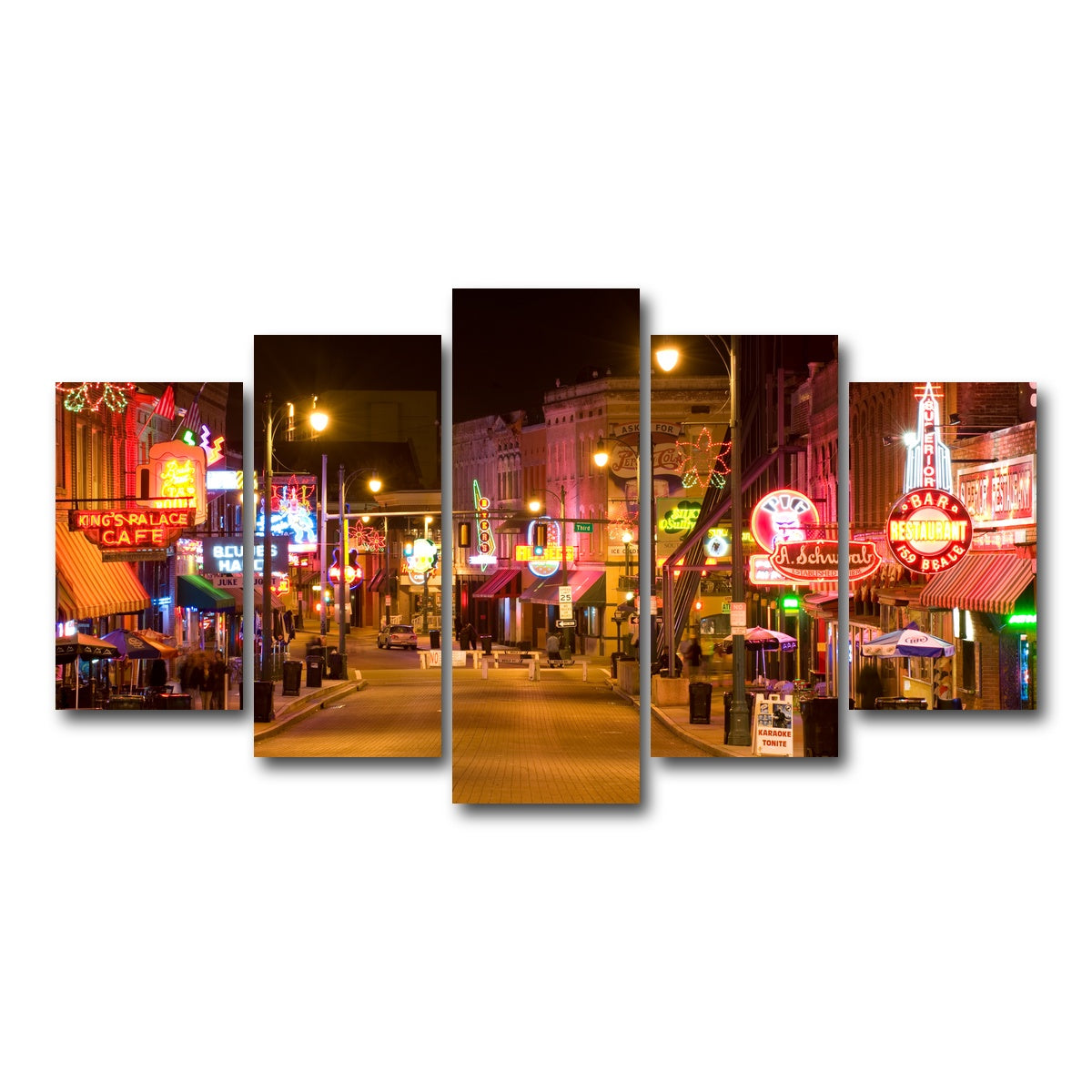 AUTO-MOCKUP WHITE | Beale Street | 5 Piece | Gallery Wrap Canvas | group=5_normal