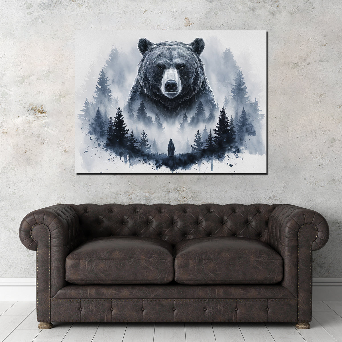 Bear Forest Wall Art