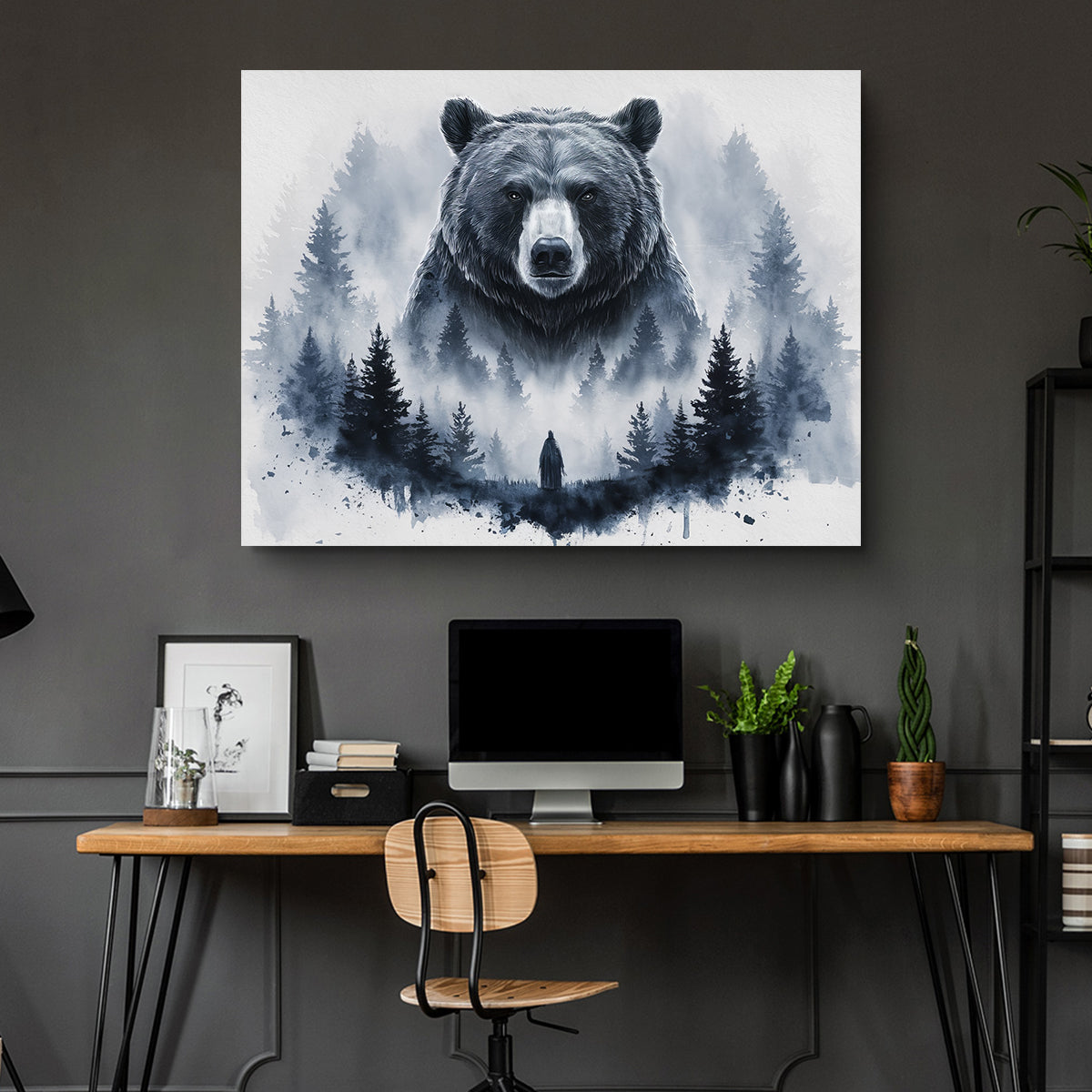 Bear Forest Wall Art