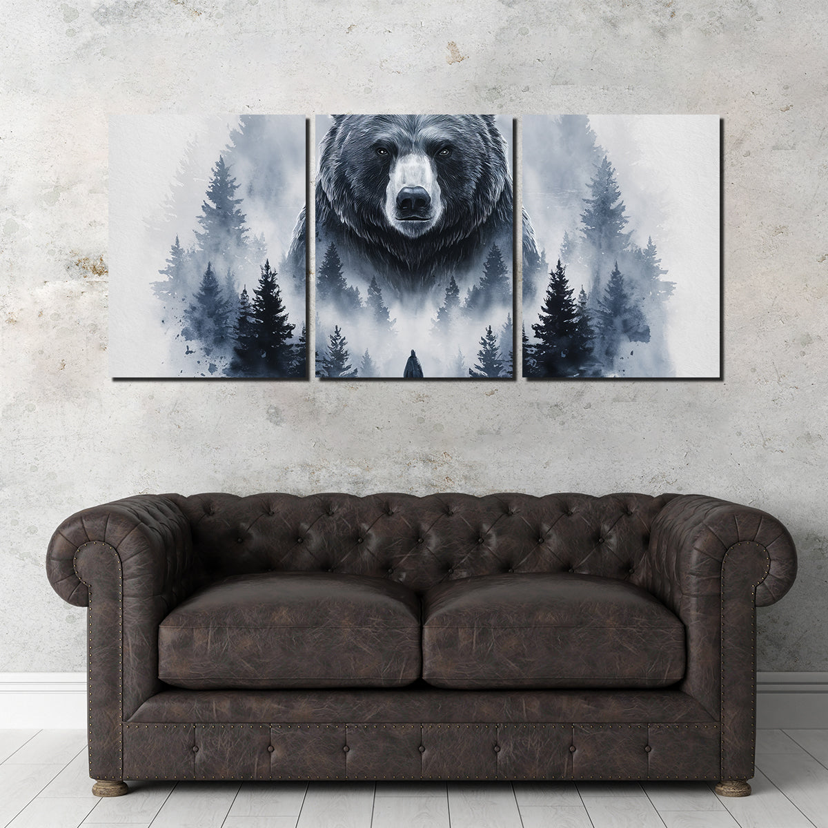 Bear Forest Wall Art