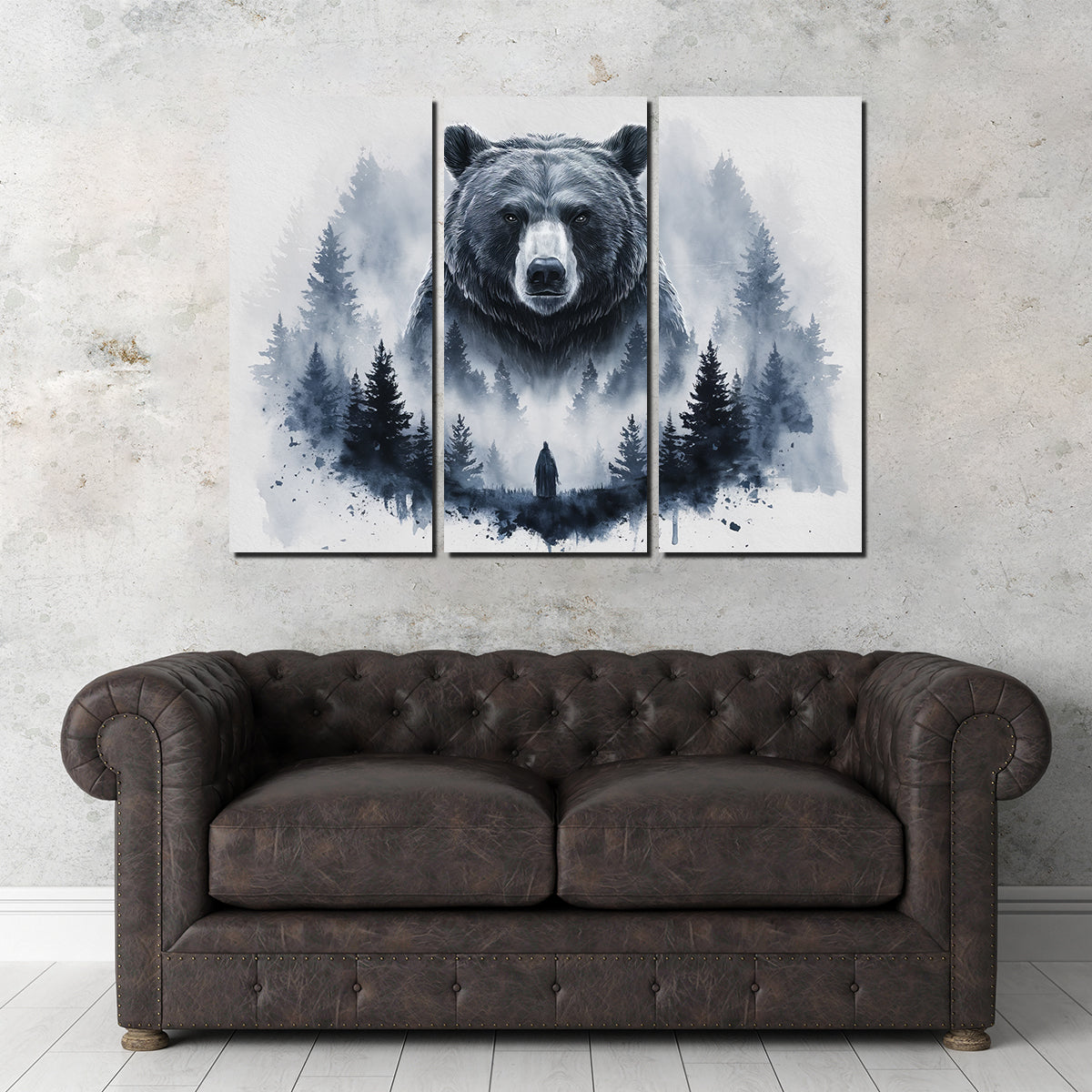 Bear Forest Wall Art