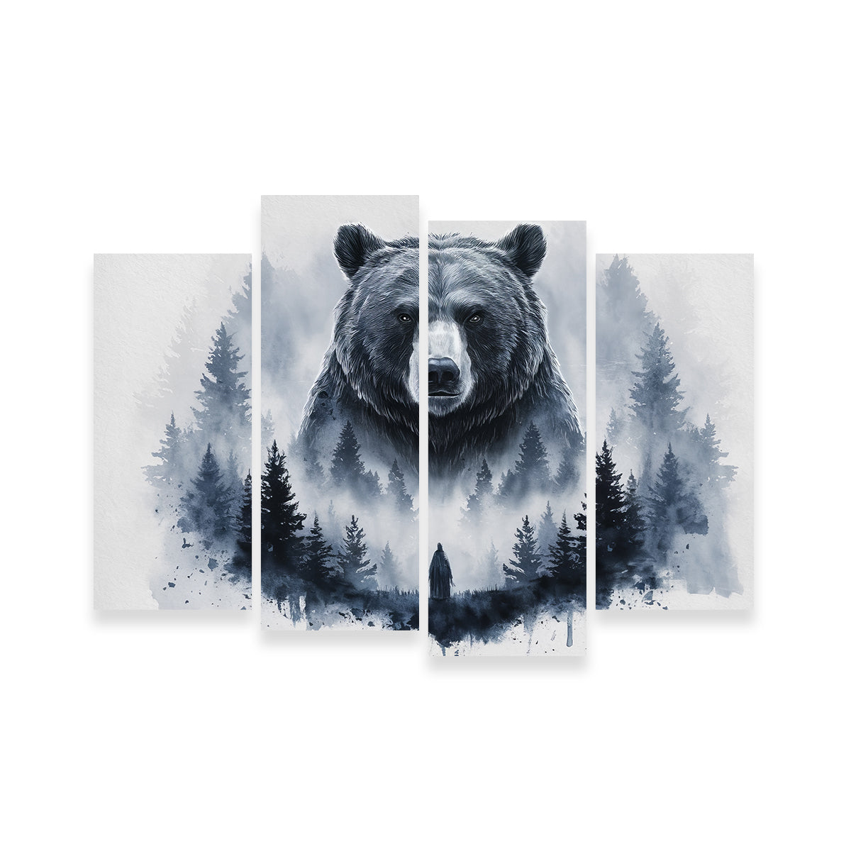 Bear Forest Wall Art