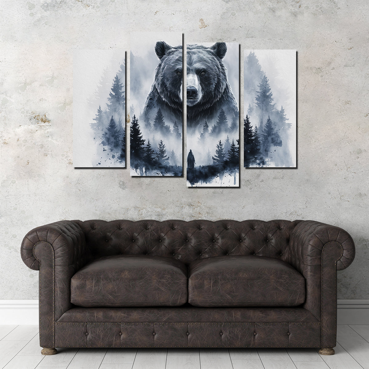 Bear Forest Wall Art