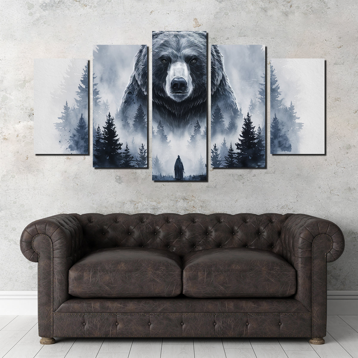 Bear Forest Wall Art