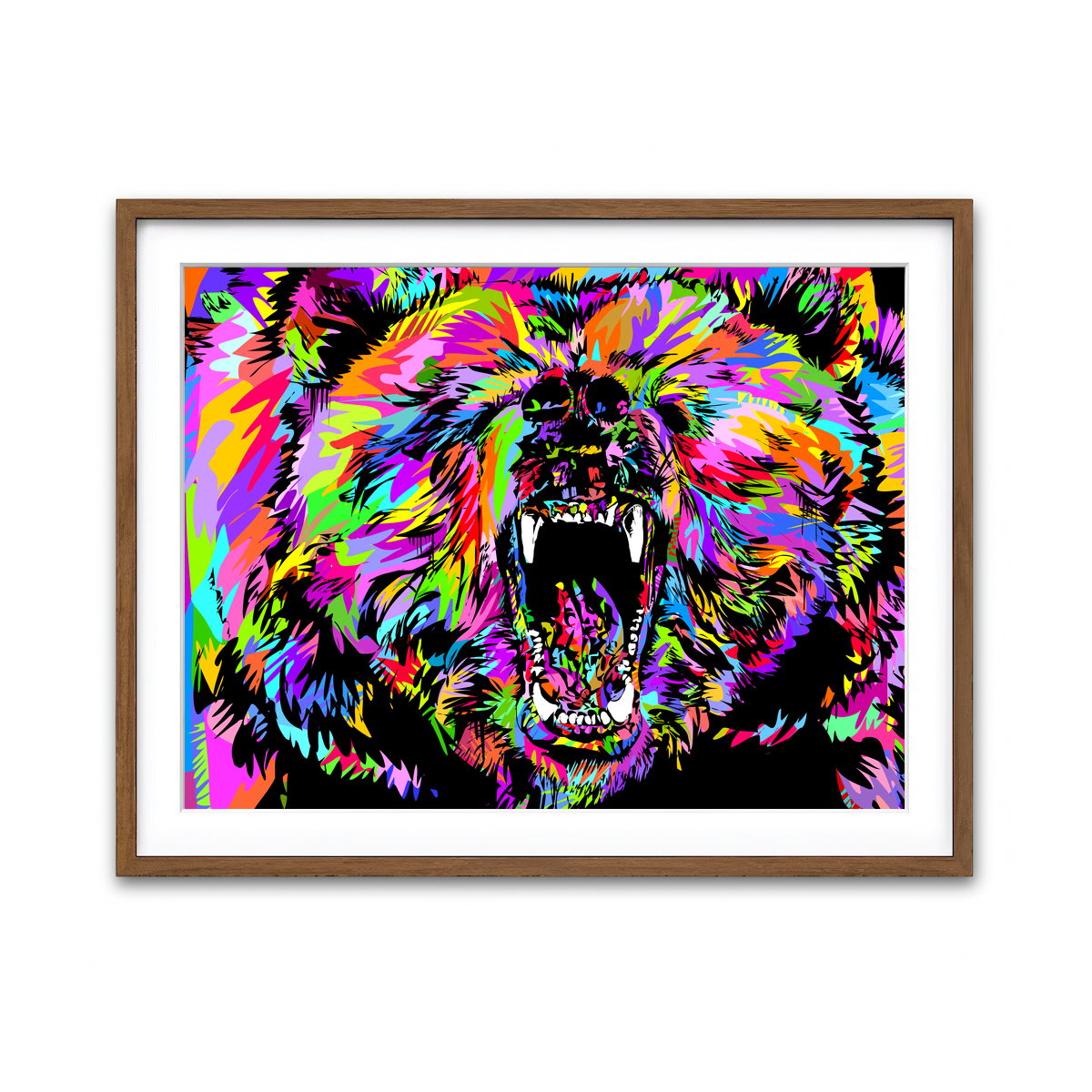 Framed Print 4x3 Walnut