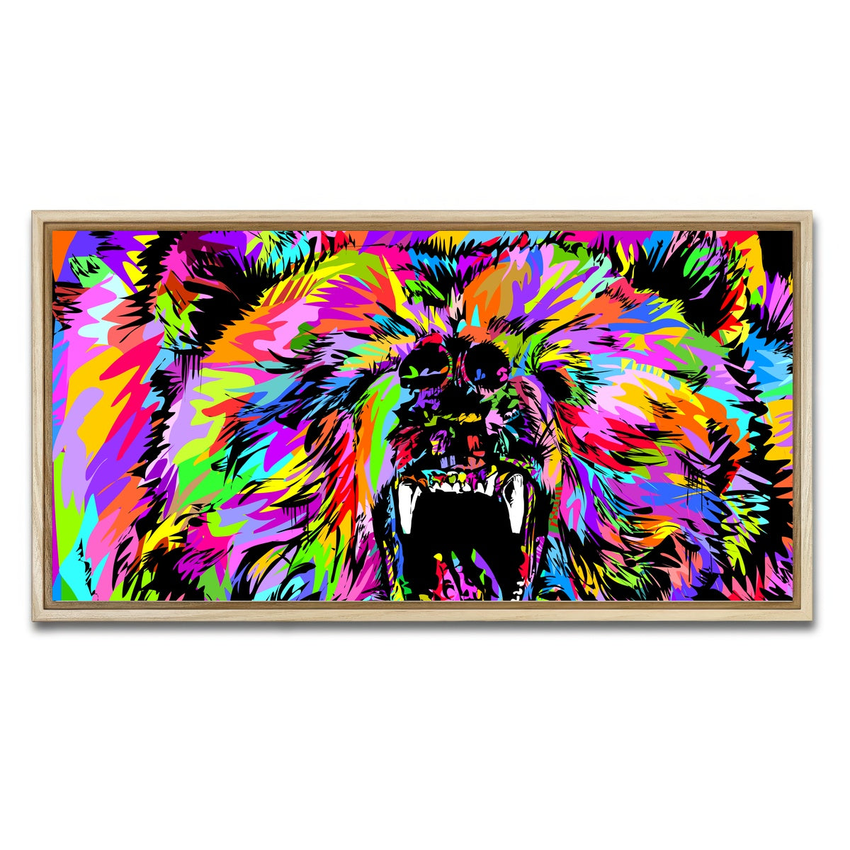 AUTO-MOCKUP WHITE | Bear Drome | 1 Piece | Natural Framed Canvas | group=2x1