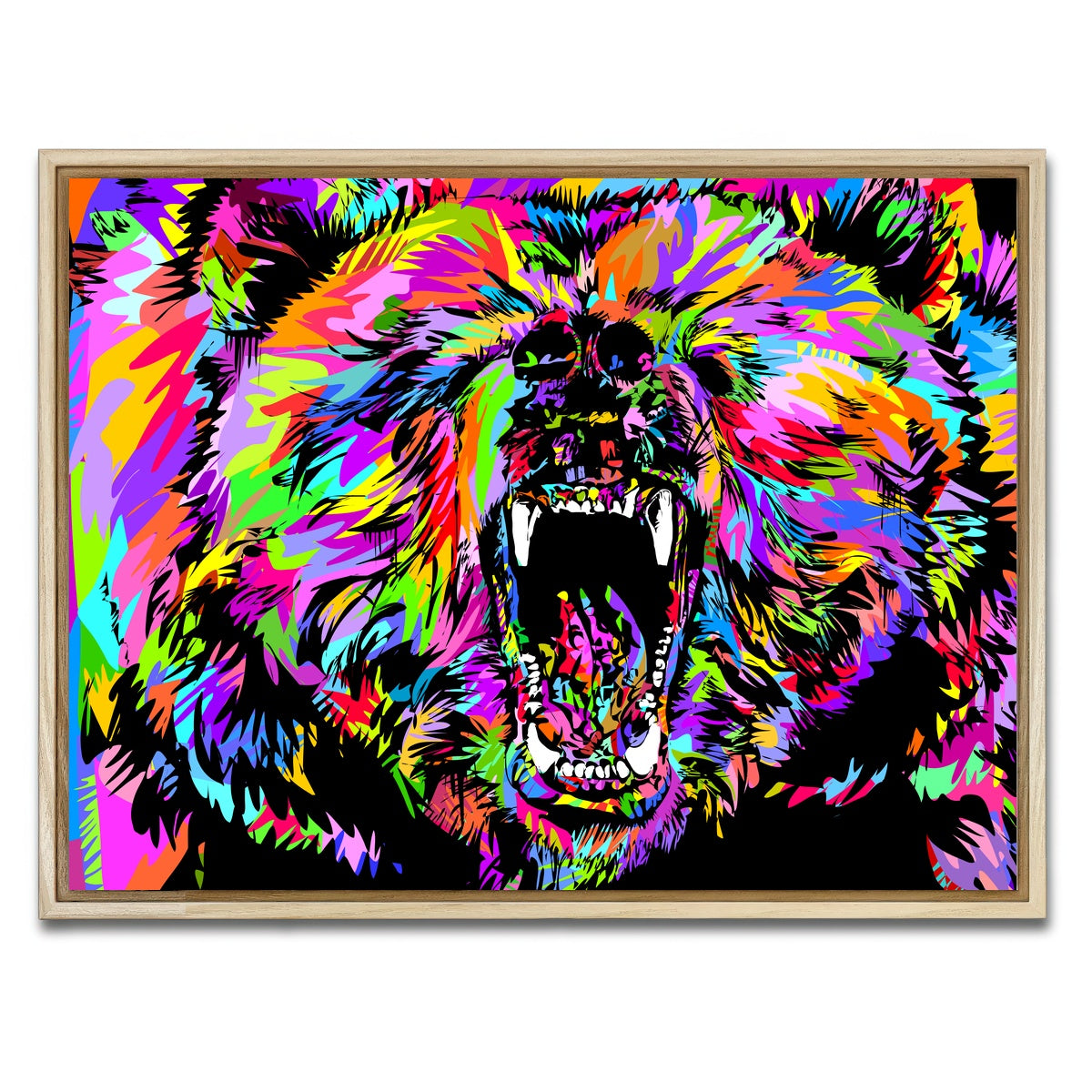 AUTO-MOCKUP WHITE | Bear Drome | 1 Piece | Natural Framed Canvas | group=4x3
