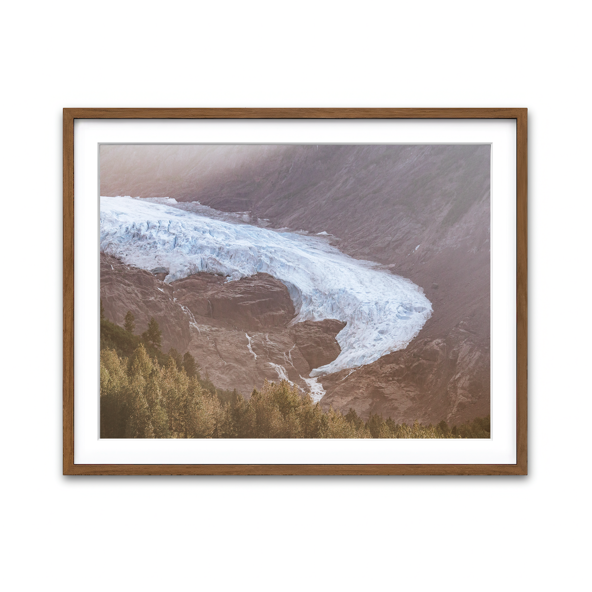 Framed Print 4x3 Walnut