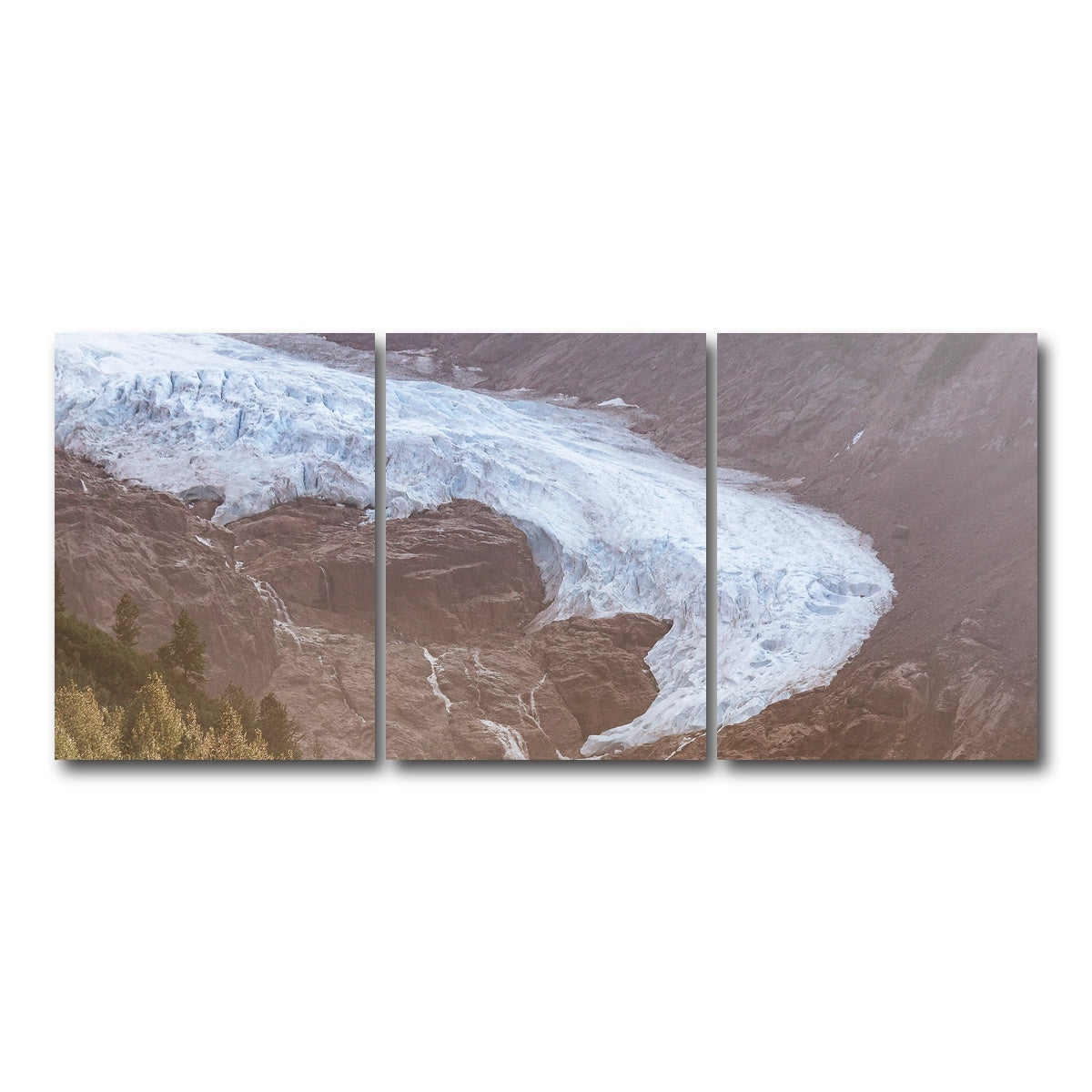 AUTO-MOCKUP WHITE | Bear Glacier | 3 Piece | Gallery Wrap Canvas | group=18x24