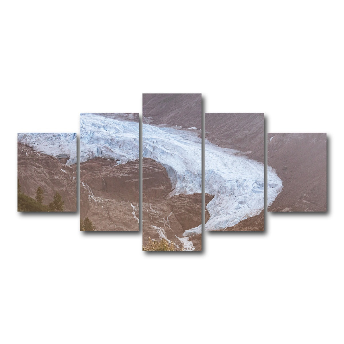 AUTO-MOCKUP WHITE | Bear Glacier | 5 Piece | Gallery Wrap Canvas | group=5_short