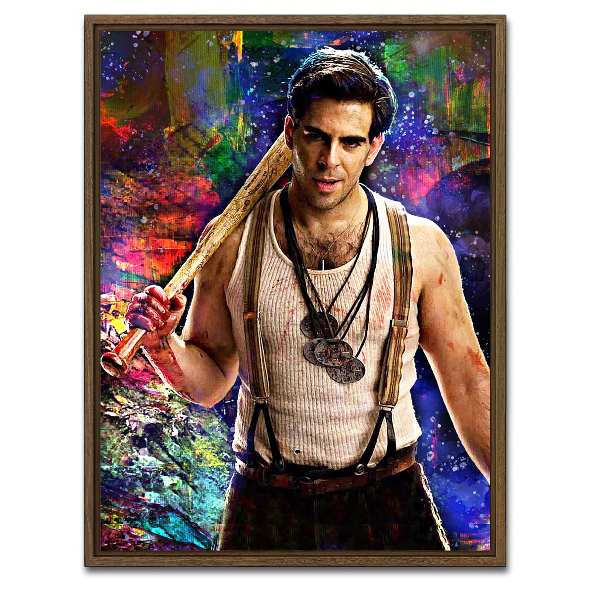 AUTO-MOCKUP WHITE | Bear Jew | 1 Piece | Walnut Framed Canvas | group=3x4