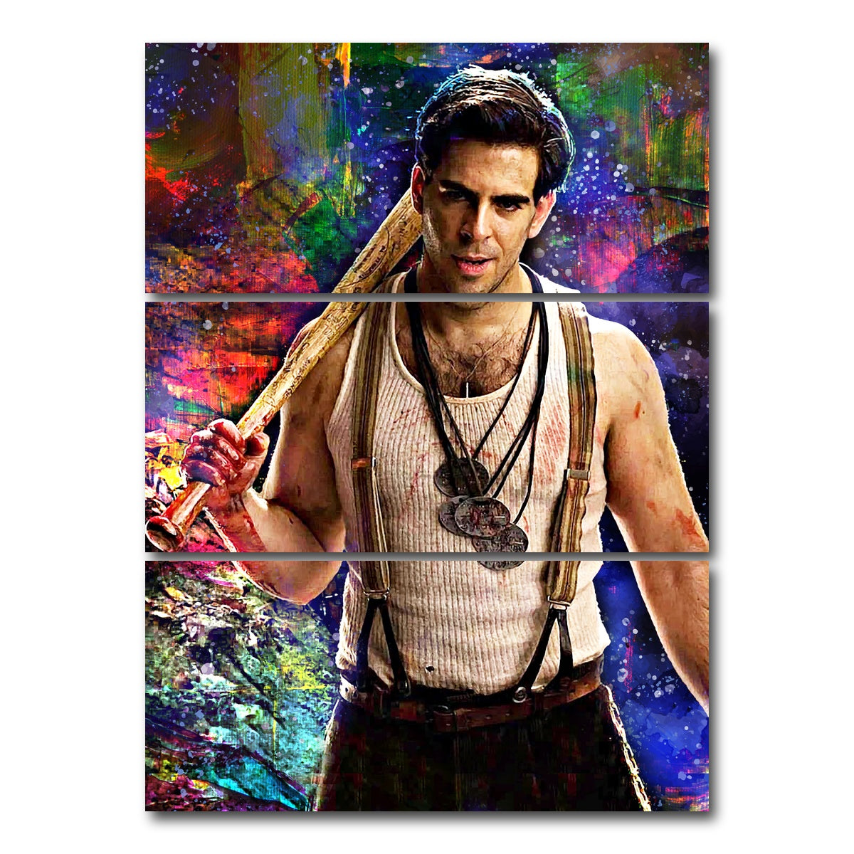 AUTO-MOCKUP WHITE | Bear Jew | 3 Piece | Gallery Wrap Canvas | group=8x18_stacked