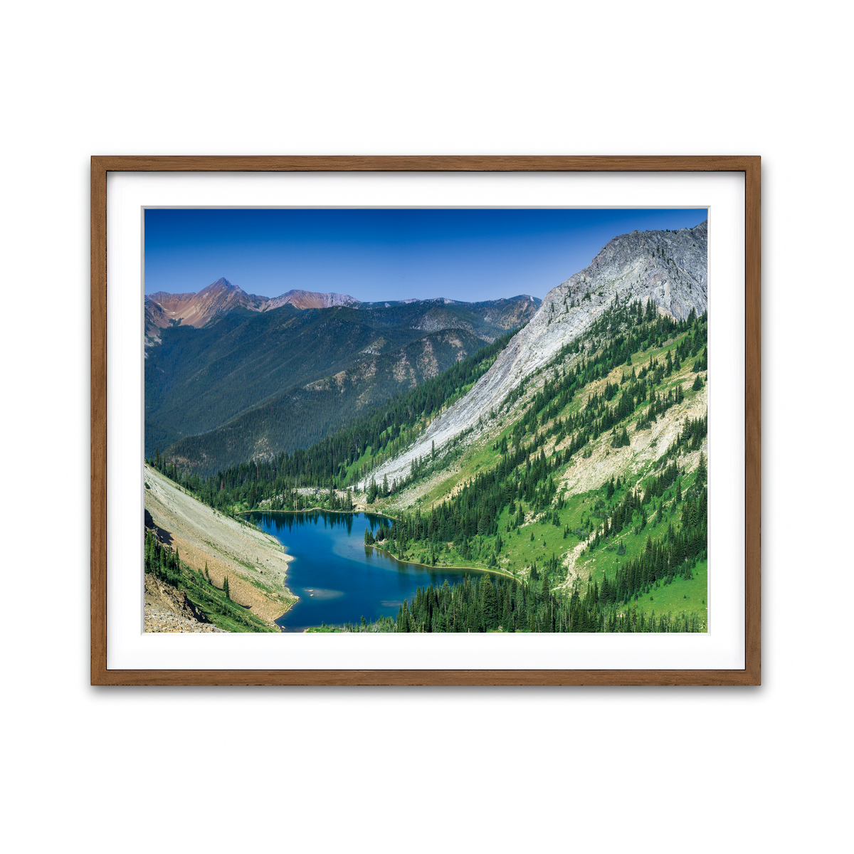Framed Print 4x3 Walnut